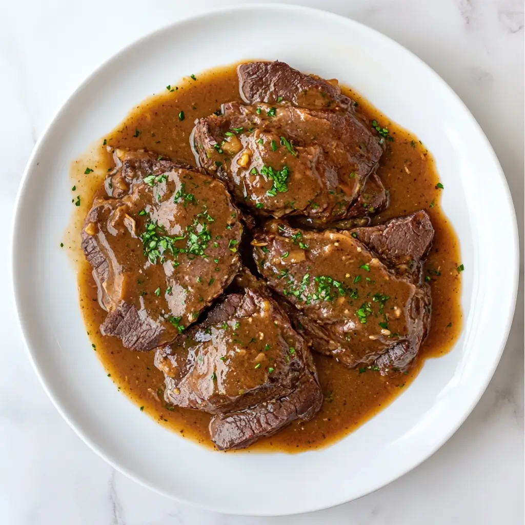 Cooked Round Steak