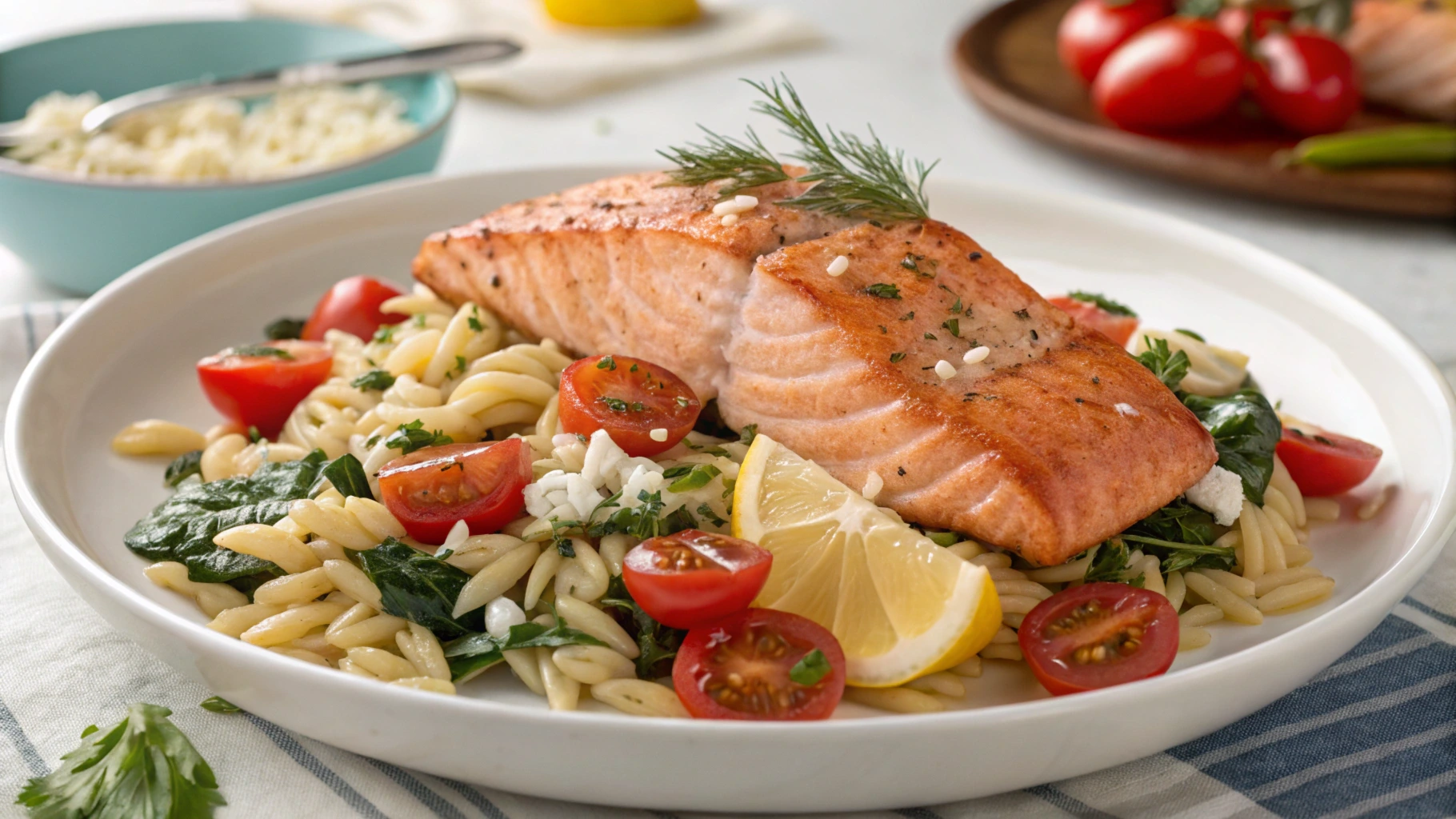 Salmon Orzo Recipe