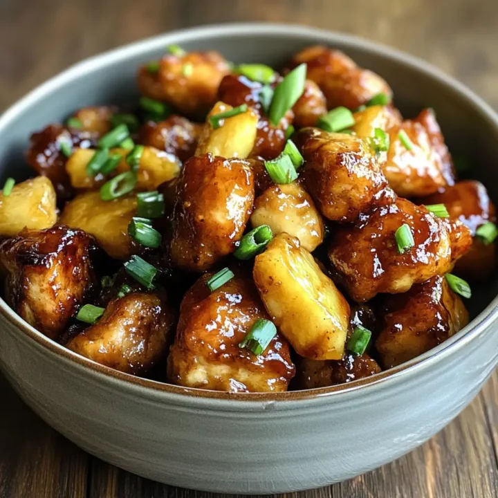 Sweet Hawaiian Chicken Bites