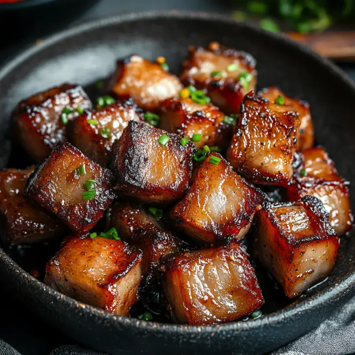 Oven Pork Belly Bites Recipes