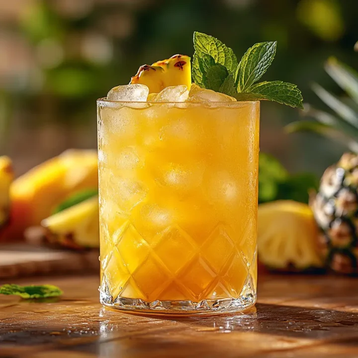 Tropical Pineapple Lemonade Punch