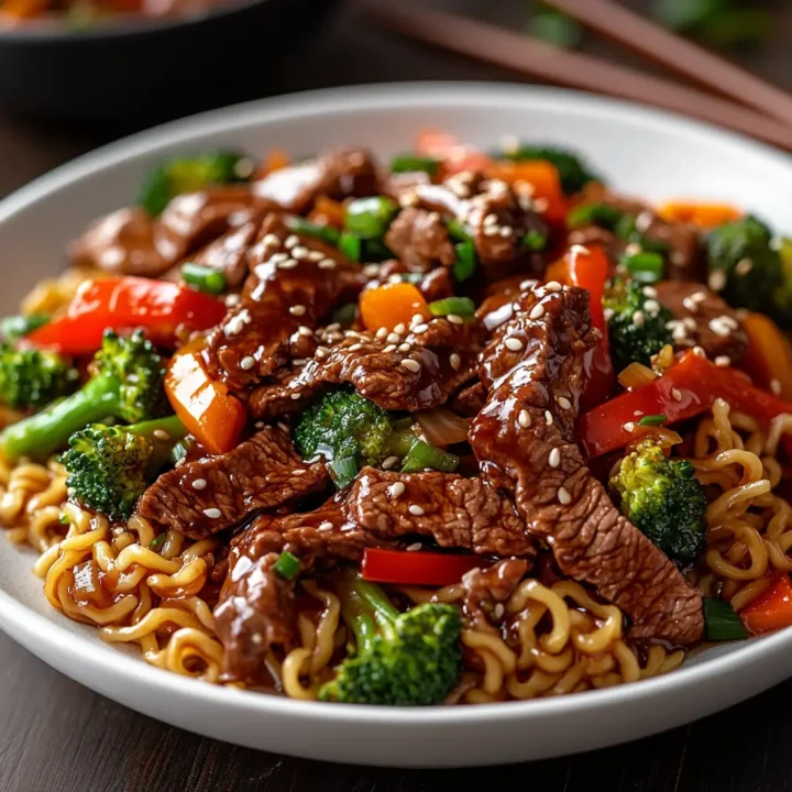 Beef Ramen Stir Fry