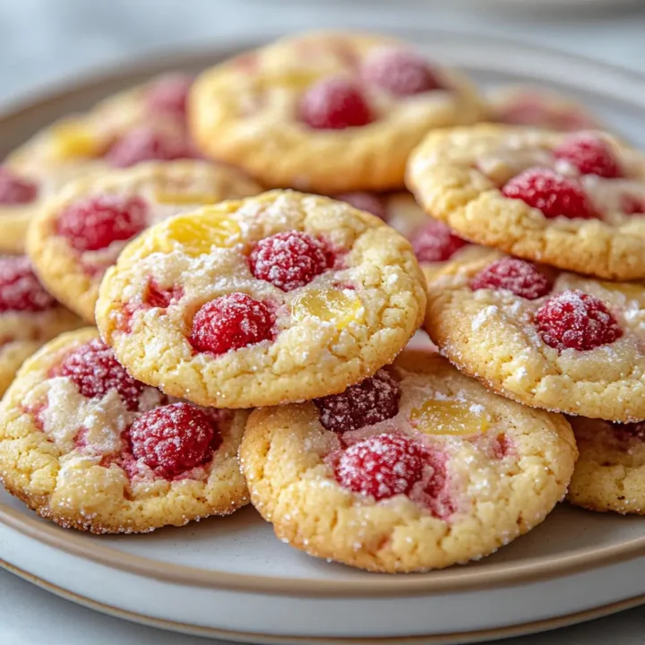 Lemon Raspberry Cookies