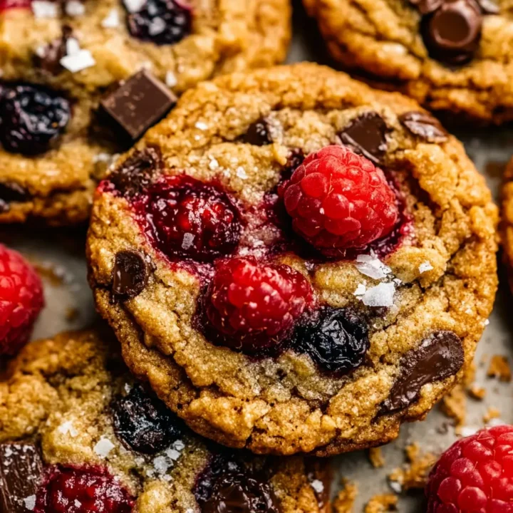 Raspberry Chocolate Chip Cookies