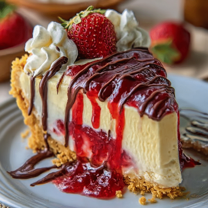 Peanut Butter And Jelly Cheesecake
