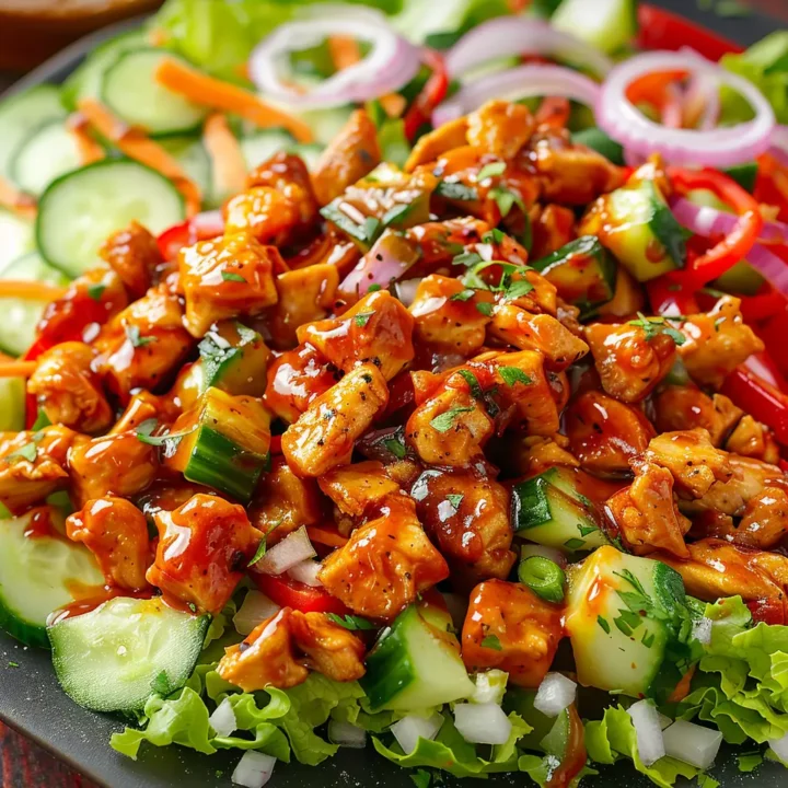 Honey Hot Chicken Salad