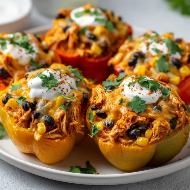 Delicious Chicken Stuffed Peppers