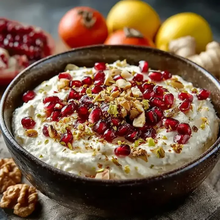Pomegranate Pistachio Whipped Feta