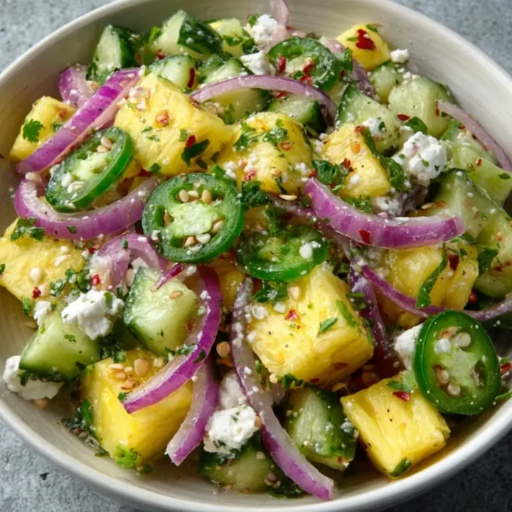 Pineapple Cucumber Salad