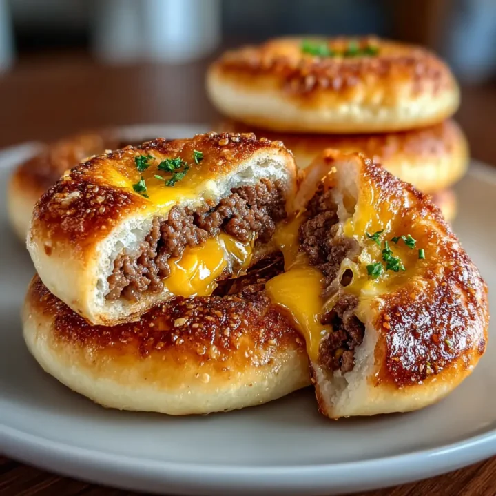 Cheeseburger Pretzel Bombs Recipe