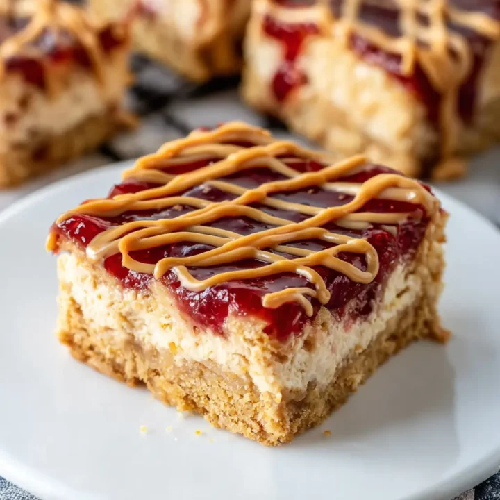 Peanut Butter & Jelly Cheesecake Bites