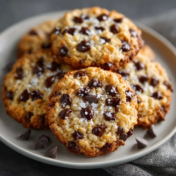 Crunchy Chocolate Chip Rice Krispie Cookies