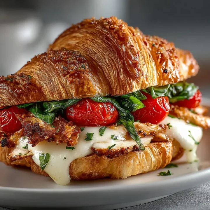 Roasted Tomato & Crispy Chicken Croissant