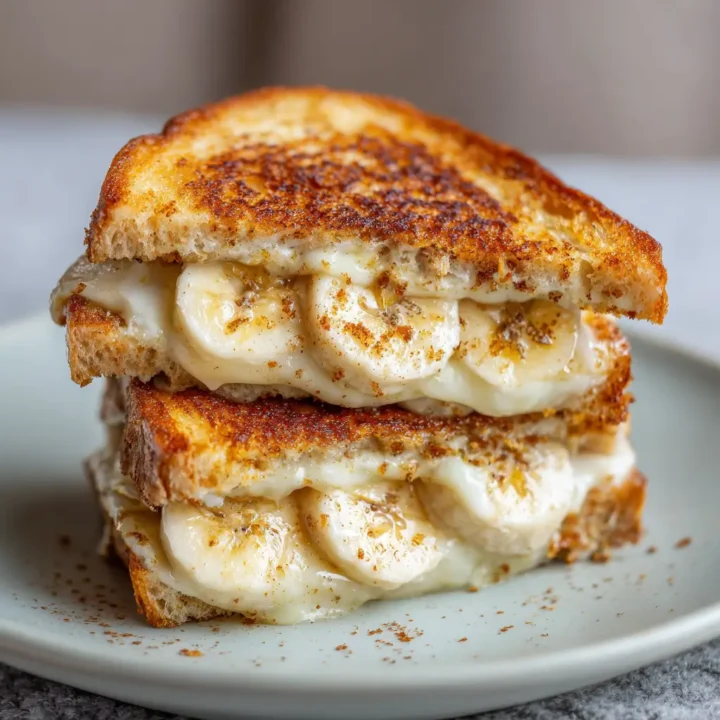 Honey Banana Grilled Cheese Sandwich