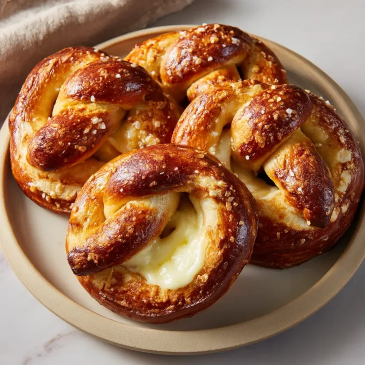 Mozzarella-Stuffed Soft Pretzels