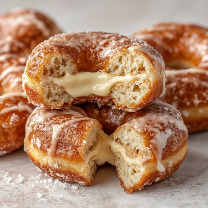 Peanut Butter Cheesecake Donuts