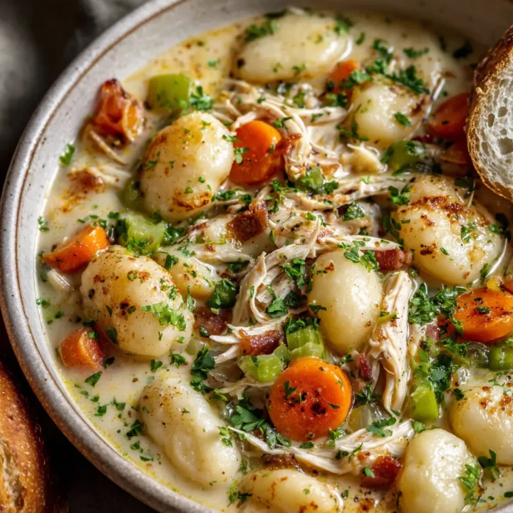 Easy Rotisserie Chicken Gnocchi Soup