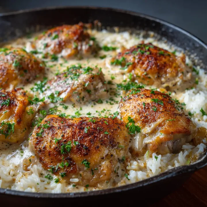 Best Smothered Chicken and Rice