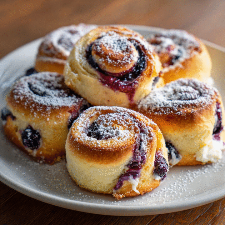 Blueberry Cheesecake Rolls