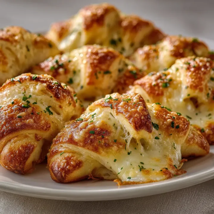 Chicken Alfredo Stuffed Crescents