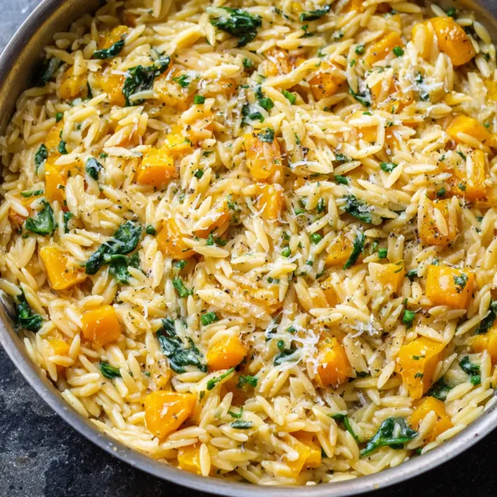 Creamy Butternut Squash Orzo