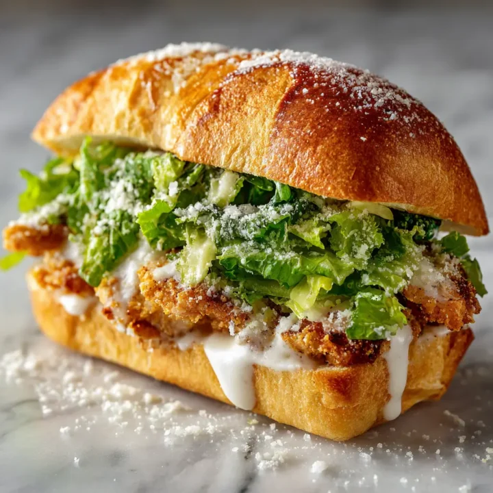 Crispy Chicken Caesar Sandwich: A Delicious Twist on a Classic