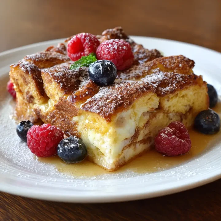 French Toast Casserole - Make Ahead