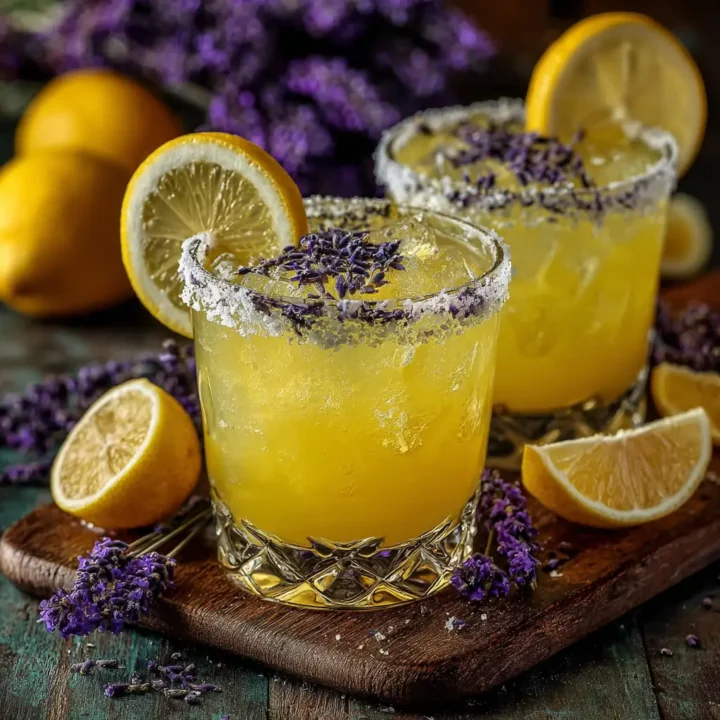 Lemon Lavender Margaritas