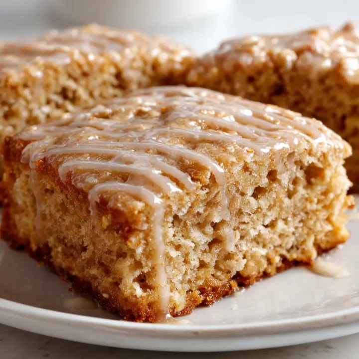Oatmeal Glazed Breakfast Cake