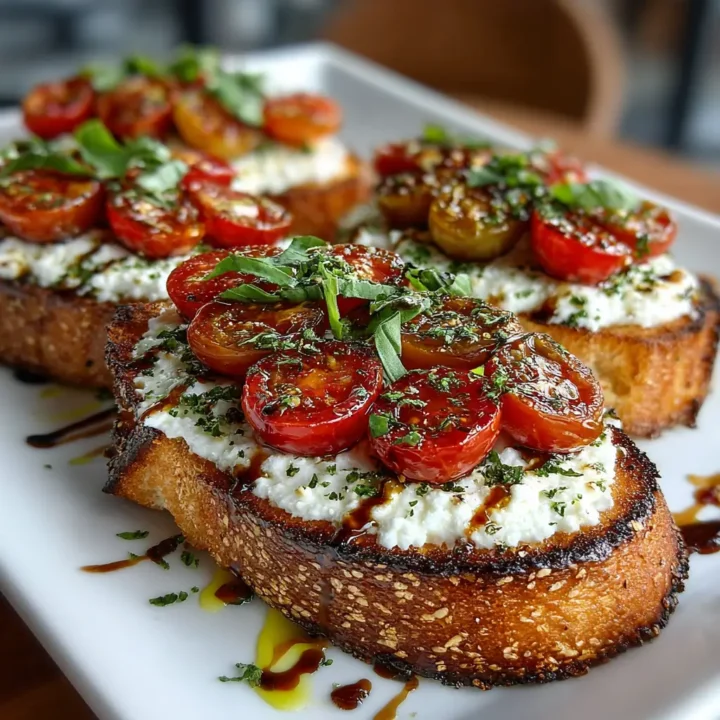 Ricotta & Tomato Sourdough Toast