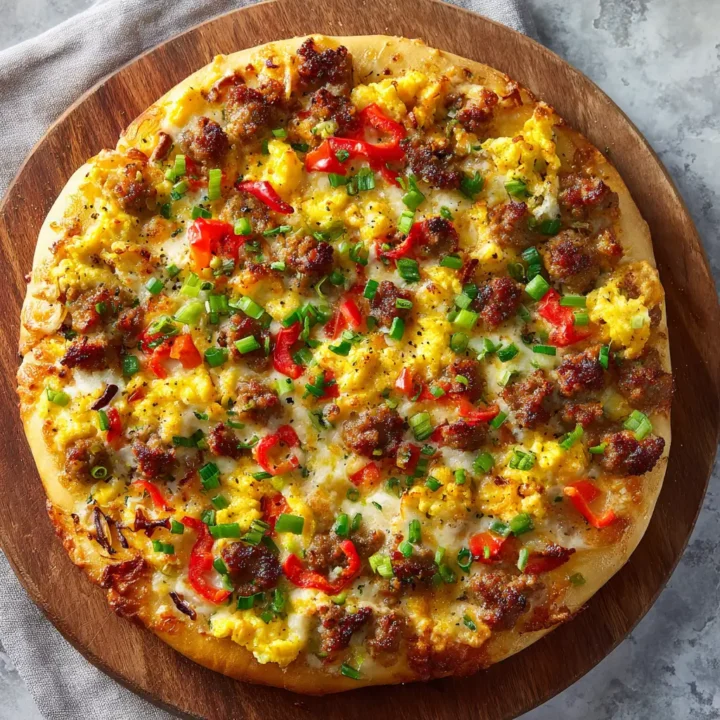 Sausage Breakfast Pizza
