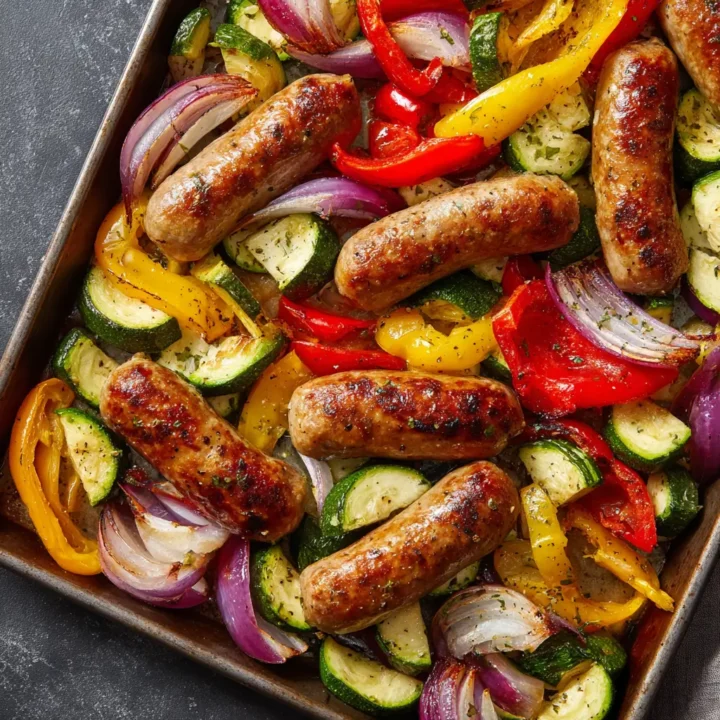 Sausage and Vegetable Sheet Pan Dinner