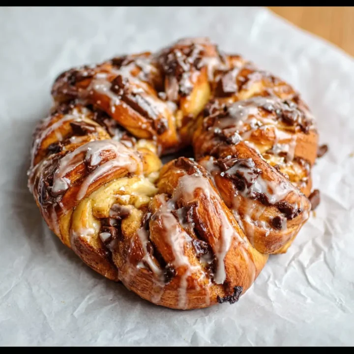 Cozy Apple Kringle with Vanilla Glaze