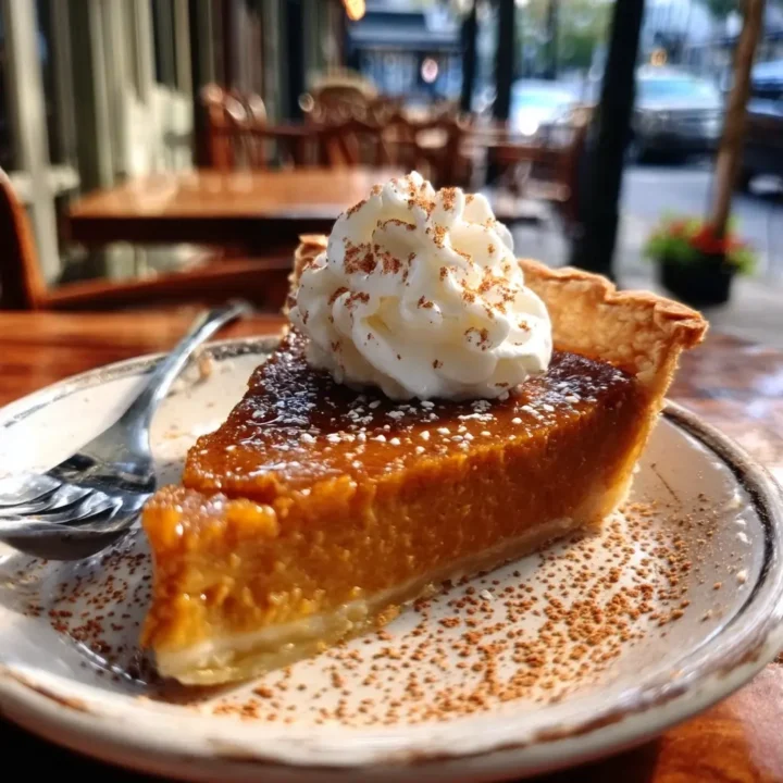 Pumpkin Pie Brûlée with Bourbon Vanilla Whipped Cream