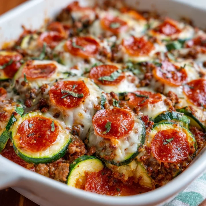 Zucchini Pizza Casserole
