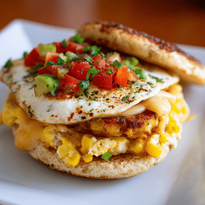 Corn Fritter Breakfast Sandwiches: A Flavorful Morning Delight