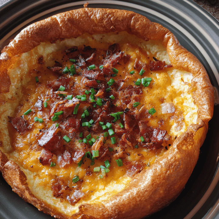 Cheddar Bacon Dutch Baby: A Savory Breakfast Delight