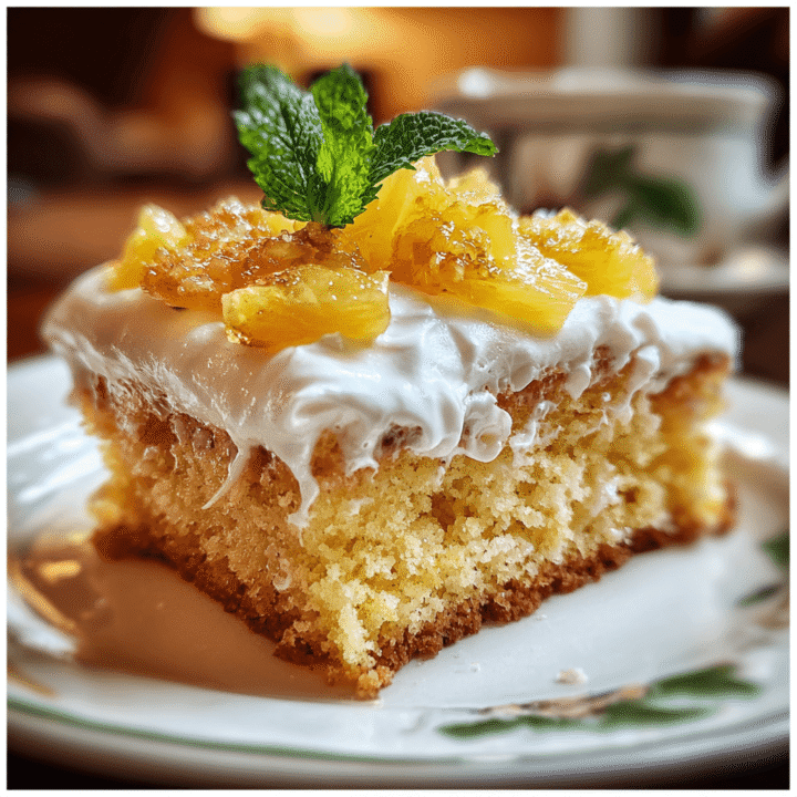 Juicy Pineapple Heaven Cake: A Tropical Delight