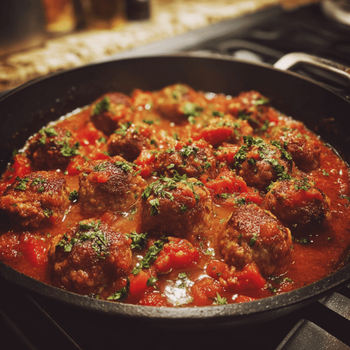 Tender Red Wine Braised Meatballs: A Savory Delight