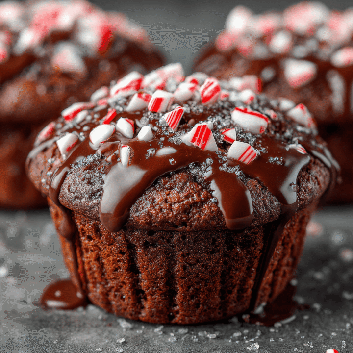 Peppermint Hot Chocolate Muffins: A Festive Treat