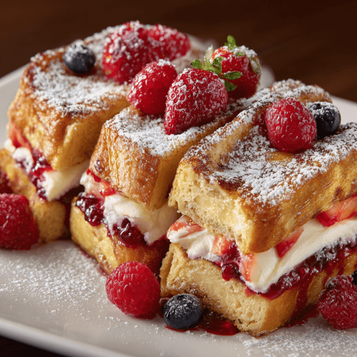 Stuffed French Toast with Cream Cheese & Jam: A Decadent Breakfast Delight