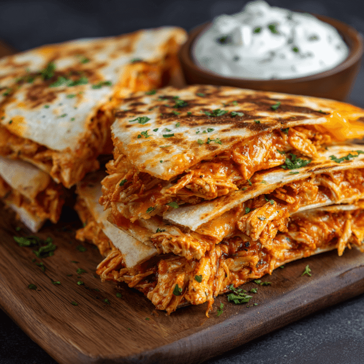 Buffalo Chicken Quesadilla Melt
