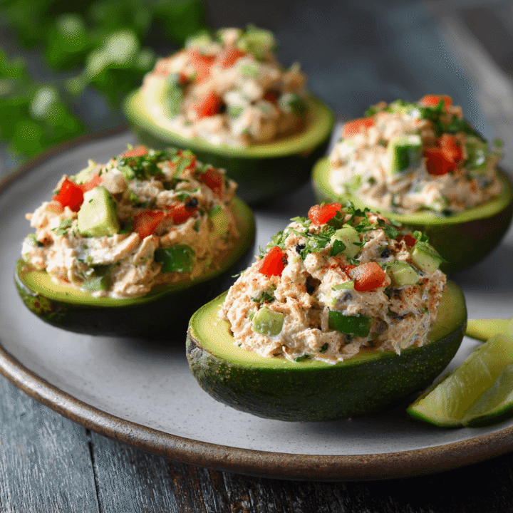 Tuna Stuffed Avocados Recipe
