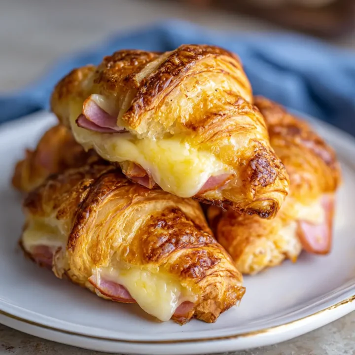 Air Fryer Ham Cheese Croissants