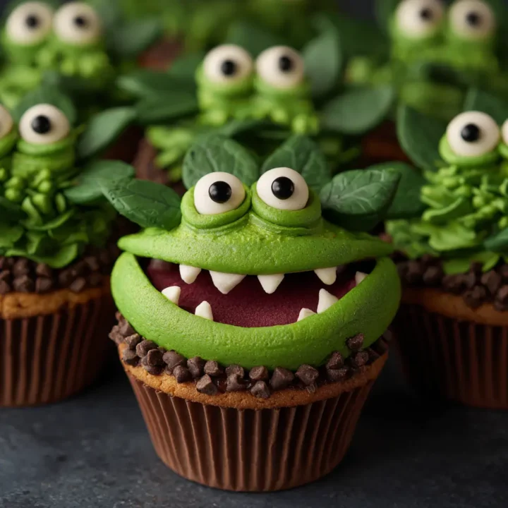 Audrey II Cupcakes