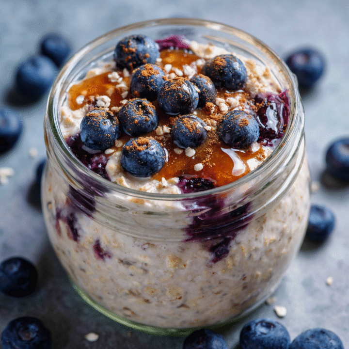 Blueberry Pie Overnight Oats