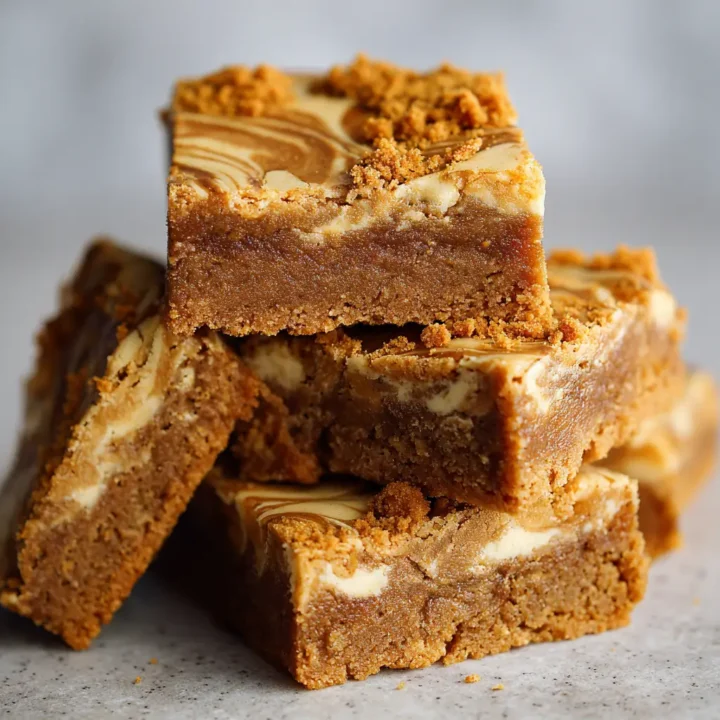 Brown Butter Biscoff Blondies