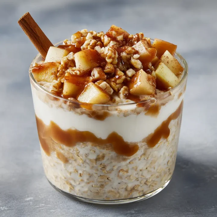 Caramel Apple Overnight Oats