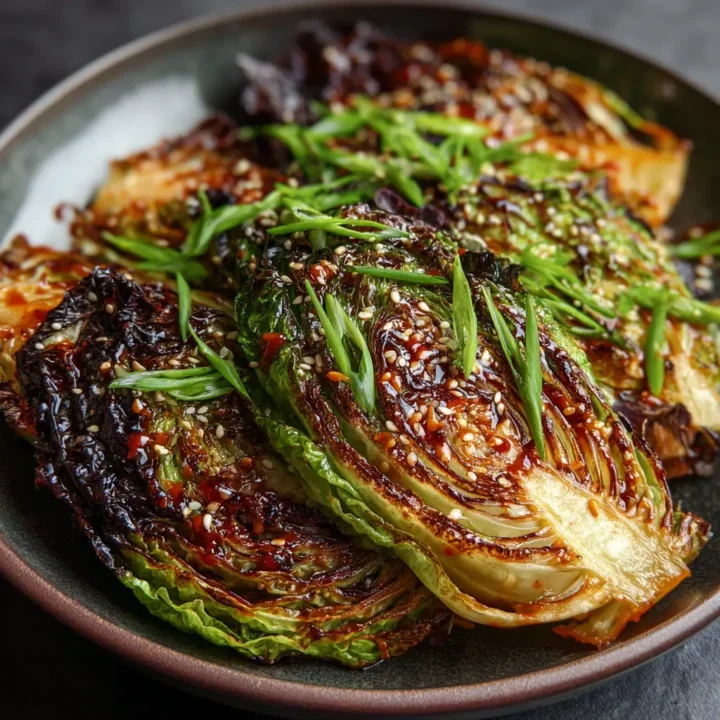 Charred Cabbage with Ssamjang Butter