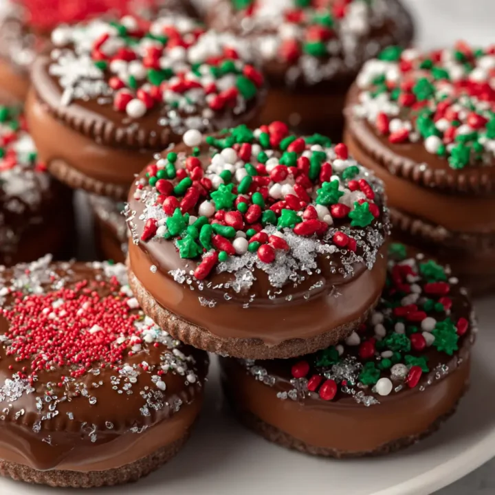 Chocolate Covered Christmas Oreos by Chrisy's Creations
